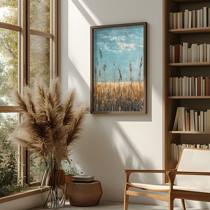 Wallity Pintura Decorativa AI122 Multicolor en MDF con Marco Wallity Pintura Decorativa AI122 Multicolor en MDF con Marco